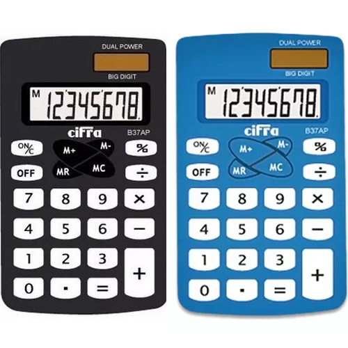 (52300) CALCULADORA CIFRA B-37AP 8DIG.CHICA - CALCULADORAS - CALCULADORAS