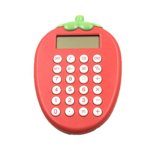 (52312F) CALCULADORA INFANTIL FRUTILLA - CALCULADORAS - CALCULADORAS