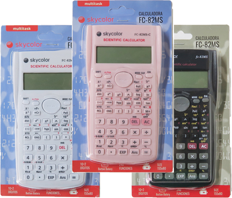 (52477) CALCULADORA SKY 82MS CIENTIF.(240) - CALCULADORAS - CALCULADORAS