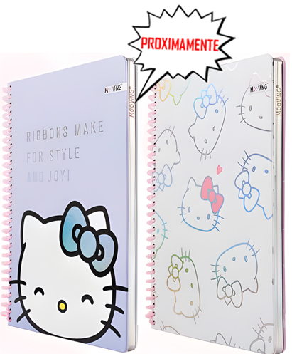 (5435**HK) CUAD.MOO PREMIUN A4 HELLO KITTY - CUADERNOS/LIBRETAS/REPUESTOS - CUADERNOS ESPECIALES