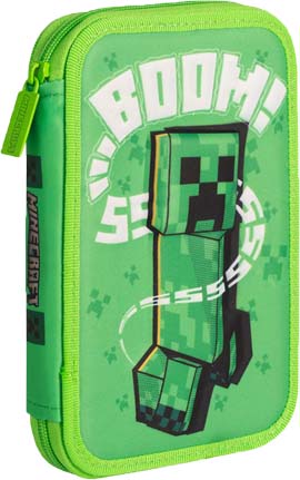 (55054M) CANOPLA MOO 1P RELIEVE MINECR.0248 - CANOPLAS ESCOLARES - CANOPLAS