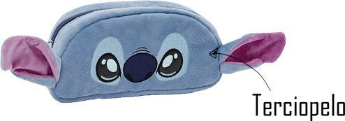 (5547ST) CANOPLA MOO RECTANG.STITCH 3244 TER - CANOPLAS ESCOLARES - CANOPLAS