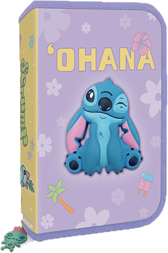 (55646) CANOPLA MU DESPL.STITCH SQU 2032-12 - CANOPLAS ESCOLARES - CANOPLAS