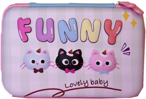 (58631) CANOPLA REX 1P 3D FUNNY CATS 35GA - CANOPLAS ESCOLARES - CANOPLAS