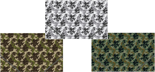 (60111C) CARPETA 3 SOLAP.OF.R 70163/5 CAMUFL - CARPETAS - CARPETAS 3 SOLAPAS