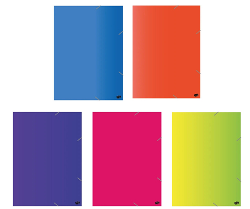 (60111NE) CARPETA 3 SOLAP.OF R PP 163/15 NEON - CARPETAS - CARPETAS 3 SOLAPAS