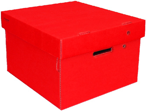 (6017**RO) CAJA ARCH.CARTON GS LISA CH.ROJA - CAJAS - CAJAS CARTON