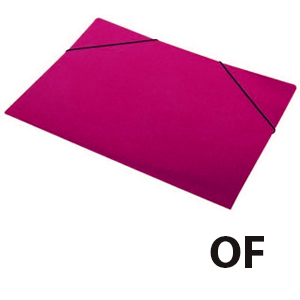 (6032**FU) CARPETA 3 SOLAP.OF FUCSIA S/PRESP - CARPETAS - CARPETAS 3 SOLAPAS