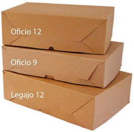 (60353) CAJA ARCH.CARTON OFICIO 12CM. - CAJAS - CAJAS CARTON