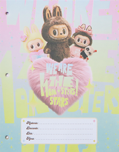 (6042**LA) SEPARADOR N�3 IG LABUBU - CARPETAS - SEPARADORES ESCOLARES/A4