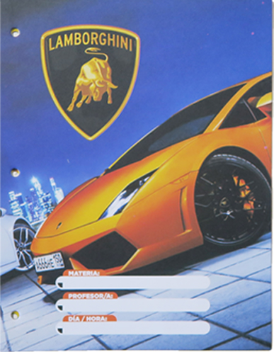 (6042**LAM) SEPARADOR N�3 IG SUPER AUTOS - CARPETAS - SEPARADORES ESCOLARES/A4