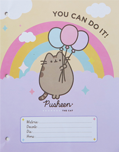 (6042**PU) SEPARADOR N�3 IG PUSHEEN - CARPETAS - SEPARADORES ESCOLARES/A4