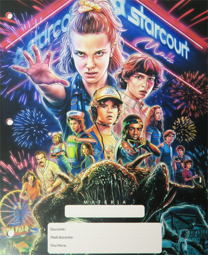 (6043**ST) SEPARADOR N3 T STRANGER THINGS - CARPETAS - SEPARADORES ESCOLARES/A4