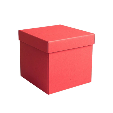 (6045**ROJ) CAJA CUBO SORPRESA ROJAA - CAJAS - CAJAS CARTON
