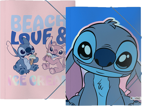 (60747) CARPETA 3 SOLAP.OF.MOO STITCH - CARPETAS - CARPETAS 3 SOLAPAS