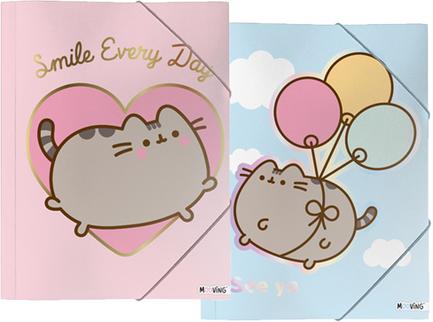 (60806) CARPETA 3 SOLAP.OF.MOO PUSHEEN - CARPETAS - CARPETAS 3 SOLAPAS