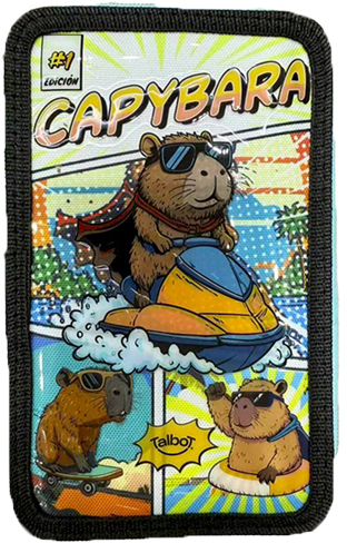 (62585) CANOPLA TA 3P CAPYBARA 8146 - CANOPLAS ESCOLARES - CANOPLAS