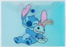 (63238) SOBRE PP SIMP.C/BOT.A5 MOO STITCH - SOBRES - PLASTICO