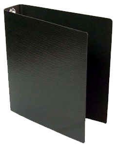 (65003) CARPETA 3X40 FIBRA NEGRA - CARPETAS - CARPETAS 3X40