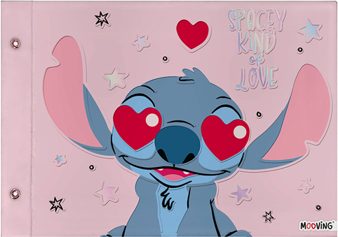 (65420A) CARPETA N�5 C/C MOO STITCH 4244 - CARPETAS - CARPETAS N�5