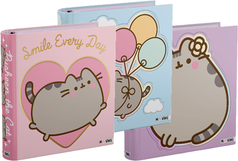 (65525V) CARPETA 3X40 CART.MOO PUSHEEN 1207 - CARPETAS - CARPETAS 3X40
