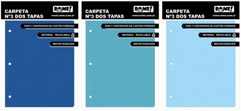 (65606A) CARPETA N�3 C/C R TEXT.LINO 72503/7 - CARPETAS - CARPETAS N�3