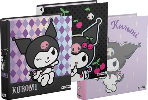 (656133) CARPETA 3X40 CART.MOO KUROMI 1255 - CARPETAS - CARPETAS 3X40