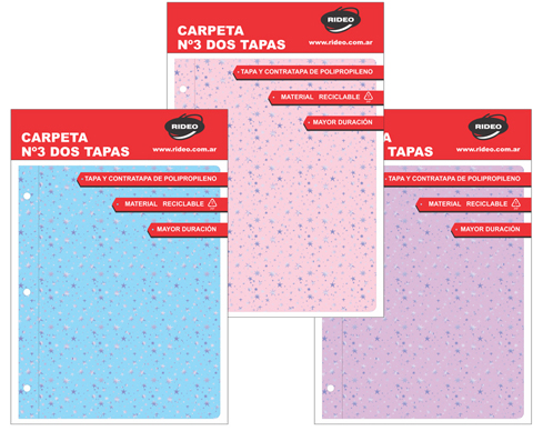 (656991) CARPETA N�3 C/C R PP ESTRELLA 2533 - CARPETAS - CARPETAS N�3