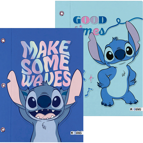 (65801S) CARPETA N�3 C/C MOO STITCH 3244 - CARPETAS - CARPETAS N�3