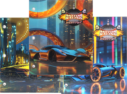 (65826) CARPETA N3 C/C REXON MOTOR RACING - CARPETAS - CARPETAS N3