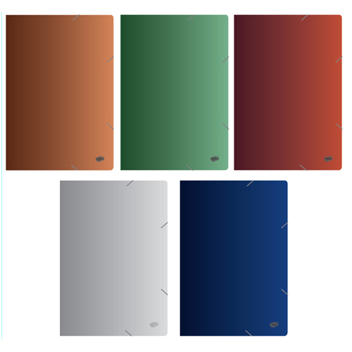 (67496) CARPETA 3 SOLAP.35X50 PP 164/16 MET - CARPETAS - CARPETAS 3 SOLAPAS