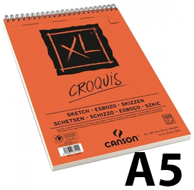 (89061) BLOCK CANSON XL CROQ. A5 90G 60H - LINEA ARTISTICA - VARIOS ARTISTICA