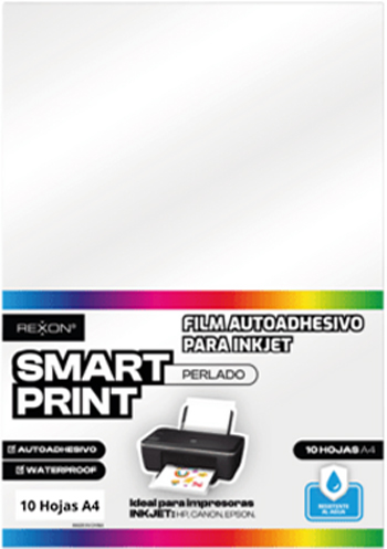 (89876) FILM AUTOAD.PERLADO A4 X10HJS - COMPUTACION - PAPEL COMPUTACION