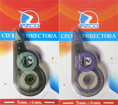 (90001) CORRECTOR EZCO CINTA X 6M - CORRECTORES - CORRECTORES