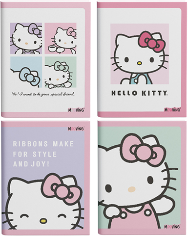 (92403) CUAD.ESC. FLEX.RAY. X48 MOO H.KITTY - CUADERNOS/LIBRETAS/REPUESTOS - CUADERNOS ESCOLARES