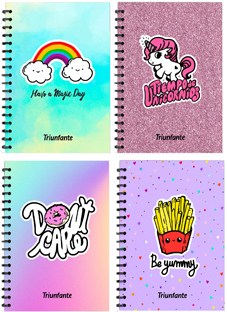 (93181) CUAD.C/ESP.TRI 16X21 SPARKLY 80H== - CUADERNOS/LIBRETAS/REPUESTOS - CUADERNOS 16X21