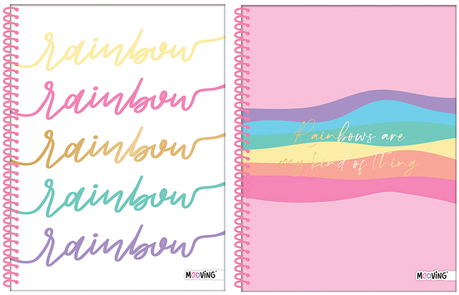 (9339GR) CUAD.T/SEMI.MOO A4 G.RAINB.80H ## - CUADERNOS/LIBRETAS/REPUESTOS - CUADERNOS UNIVERSITARIOS