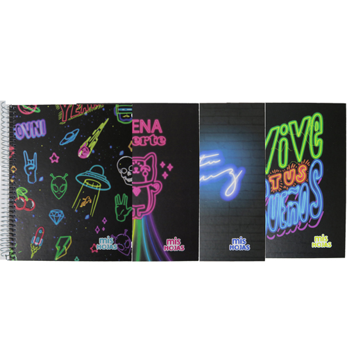 (93497) CUAD.C/ESP.TRI 16X21 NEON 120 H== - CUADERNOS/LIBRETAS/REPUESTOS - CUADERNOS 16X21