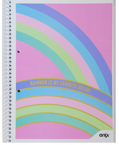 (93545) CUAD.T/F ON A4 RAINBOW II 80H == - CUADERNOS/LIBRETAS/REPUESTOS - CUADERNOS UNIVERSITARIOS