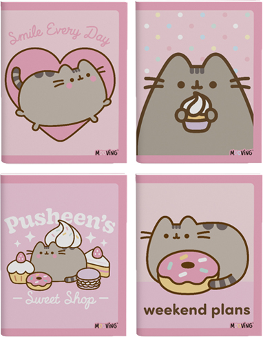 (93616P) CUAD.ESC. FLEX.RAY. X48 MOO PUSHEEN - CUADERNOS/LIBRETAS/REPUESTOS - CUADERNOS ESCOLARES