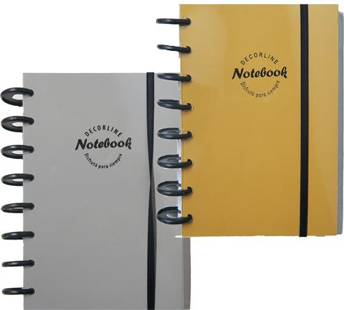 (93721J) CUAD.REMOV.DEC 14X21 110H D/PLAS LI - CUADERNOS/LIBRETAS/REPUESTOS - CUADERNOS ESPECIALES