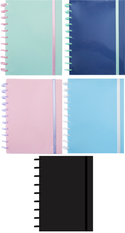 (93725A) CUAD.REMOV.DEC A4 120H PASTEL BICOL - CUADERNOS/LIBRETAS/REPUESTOS - CUADERNOS ESPECIALES