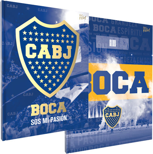 (93753) CUAD.ESC. T/DURA PPR BOCA JRS  X48H - CUADERNOS/LIBRETAS/REPUESTOS - CUADERNOS ESCOLARES