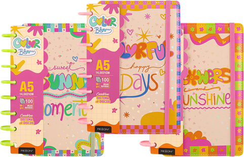 (94360) CUAD.REMOV.REX 16X21 COLOR BLOOM 10 - CUADERNOS/LIBRETAS/REPUESTOS - CUADERNOS ESPECIALES