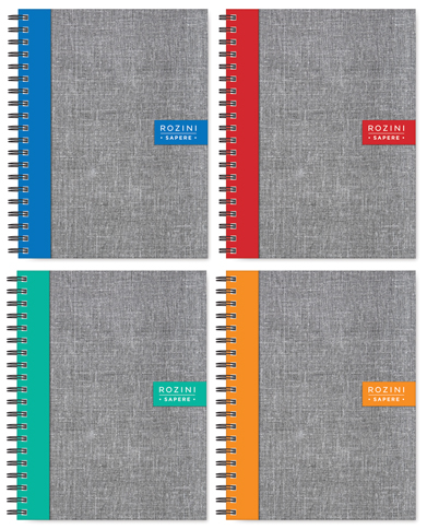 (94566) CUAD.C/ESP.ROZ 16X21 SAPERE 90H== - CUADERNOS/LIBRETAS/REPUESTOS - CUADERNOS ESPECIALES