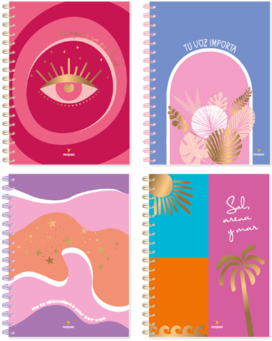 (95221L) CUAD.C/ESP.NO 16X21 FEMME 2118 LISO - CUADERNOS/LIBRETAS/REPUESTOS - CUADERNOS ESPECIALES
