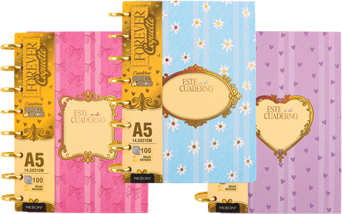 (95487) CUAD.REMOV.REX 16X21 FOREVER COQ 10 - CUADERNOS/LIBRETAS/REPUESTOS - CUADERNOS ESPECIALES