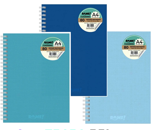 (96259) CUAD.T/D R A4 73434/2 AZULES 80H## - CUADERNOS/LIBRETAS/REPUESTOS - CUADERNOS UNIVERSITARIOS