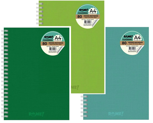 (96261) CUAD.T/D R A4 73454 VERDE 80H== - CUADERNOS/LIBRETAS/REPUESTOS - CUADERNOS UNIVERSITARIOS