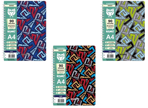 (96523) CUAD.T/D R A4 73164 SURF 90H == - CUADERNOS/LIBRETAS/REPUESTOS - CUADERNOS UNIVERSITARIOS